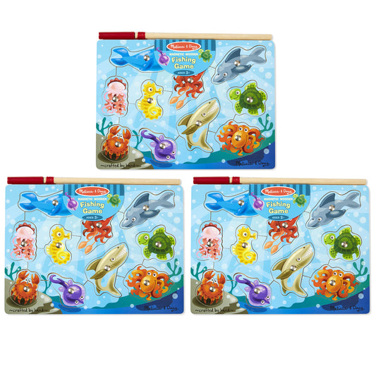 Magnetic Fishing Puzzle Game, Pack of 3