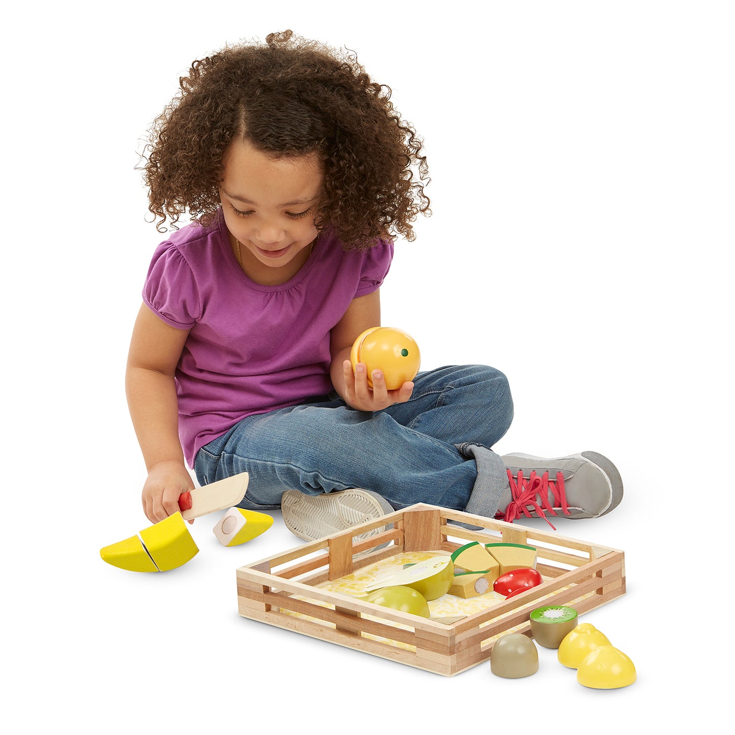 Cutting Fruit Set - Wooden Play Food