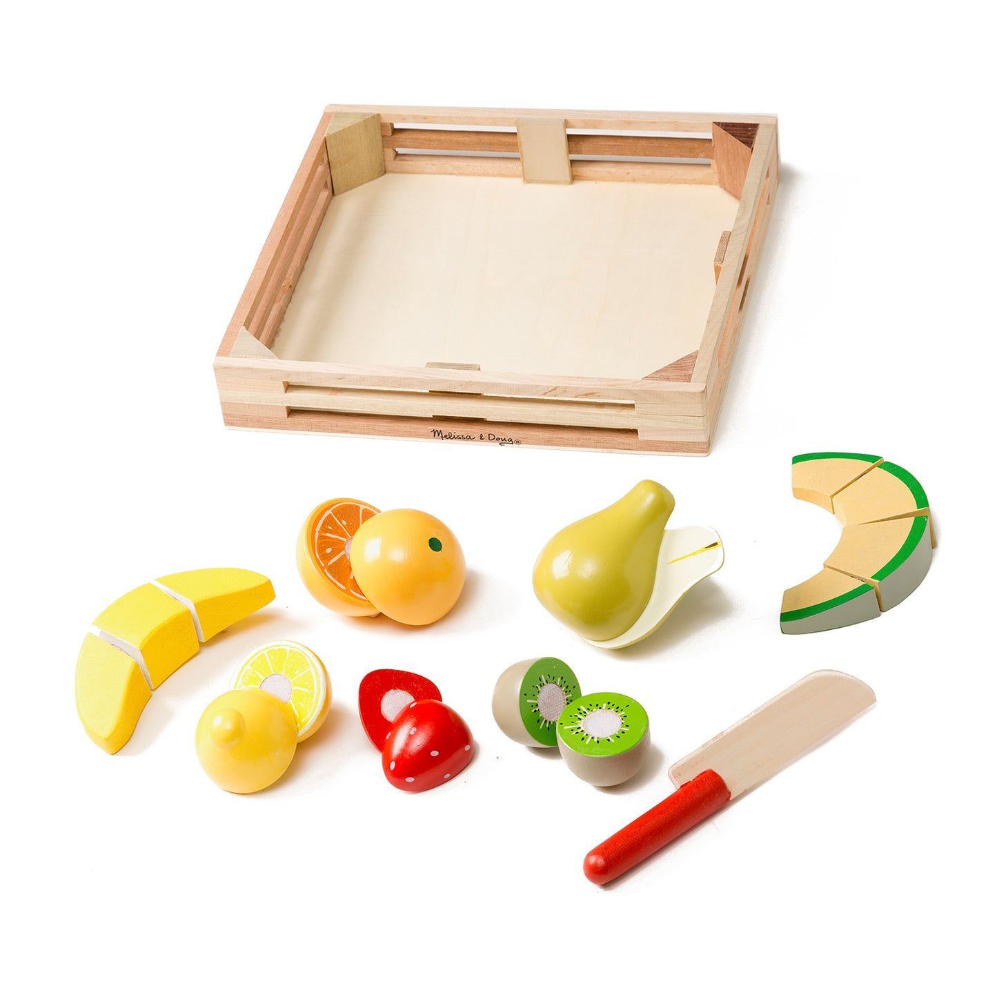 Cutting Fruit Set - Wooden Play Food