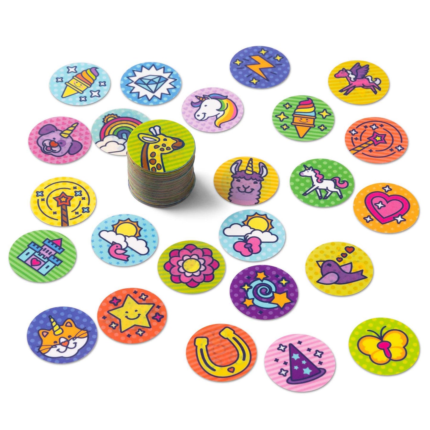 Sticker WOW! Refill Stickers - Unicorn - 300 Per Pack, 6 Packs