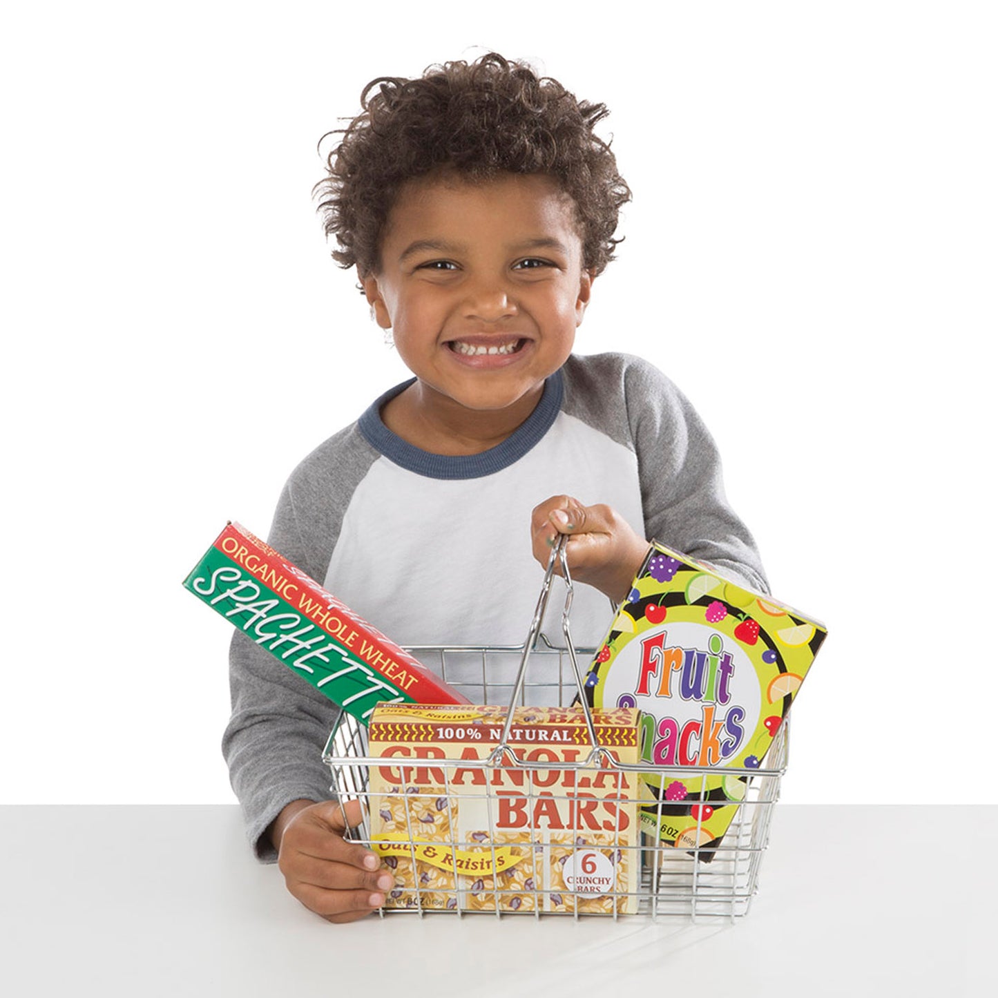 Let's Play House! Grocery Basket with Play Food