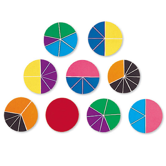 Rainbow Fraction® Deluxe Circles, Pack of 9