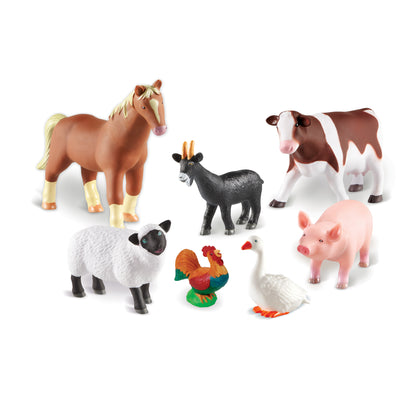 Jumbo Farm Animals, Set of 7