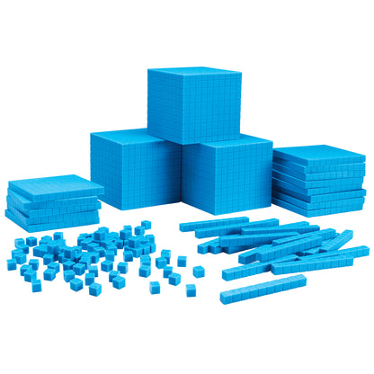 Blue Plastic Base Ten Class Set