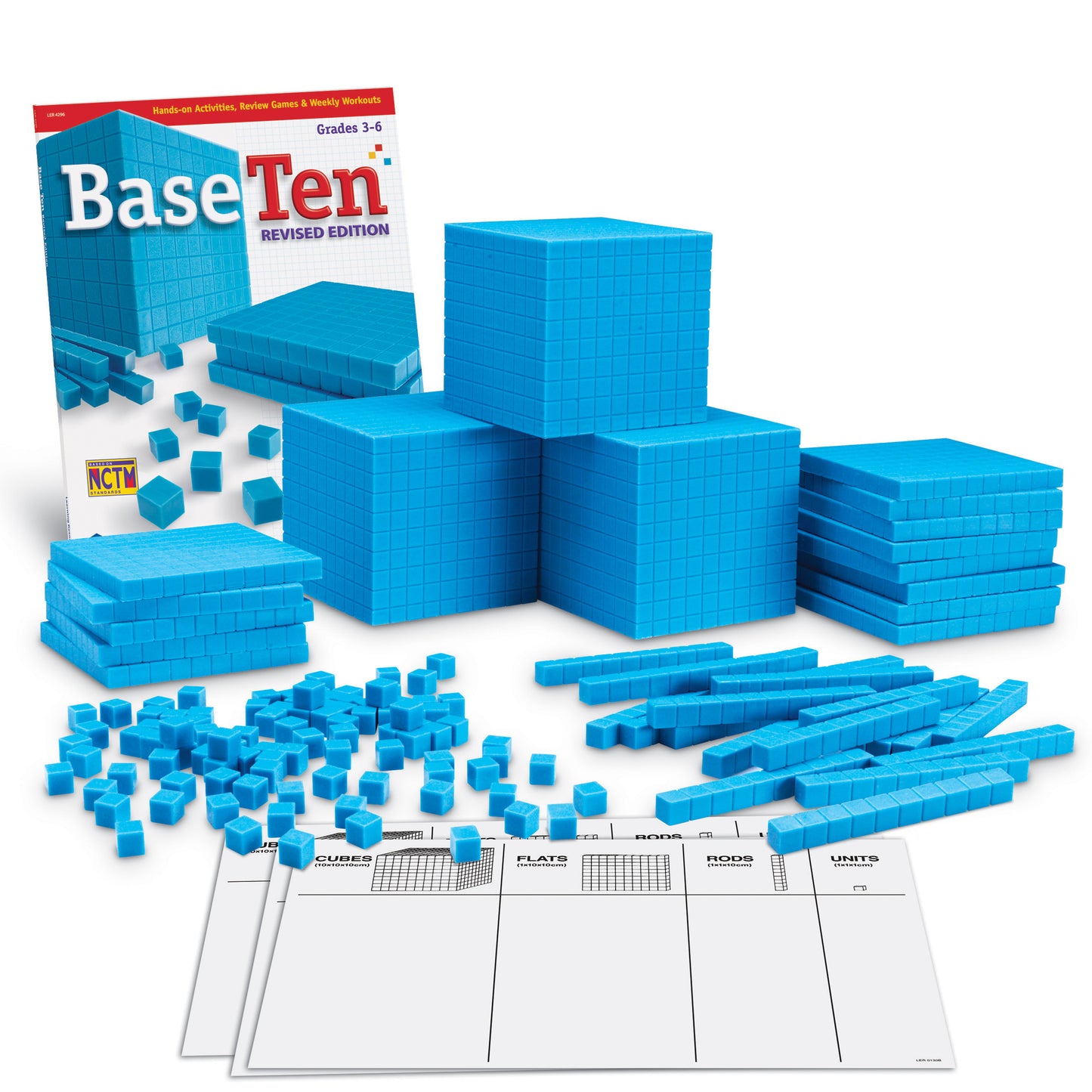 Blue Plastic Base Ten Class Set