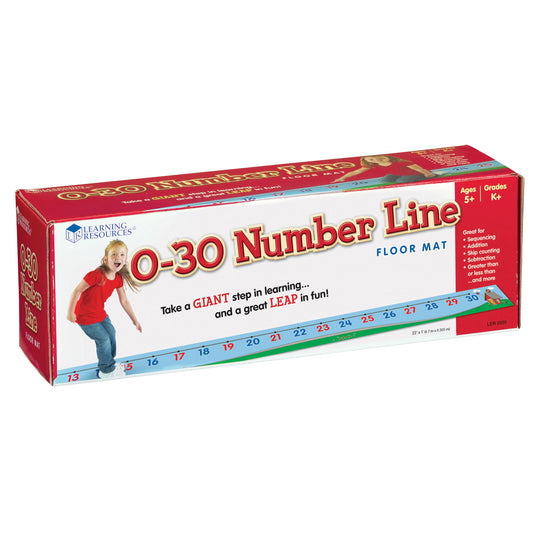 0-30 Number Line Floor Mat