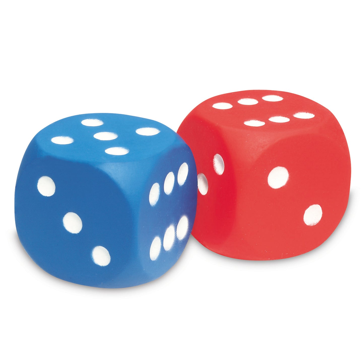 Foam Dot Dice, 2 Per Pack, 3 Packs