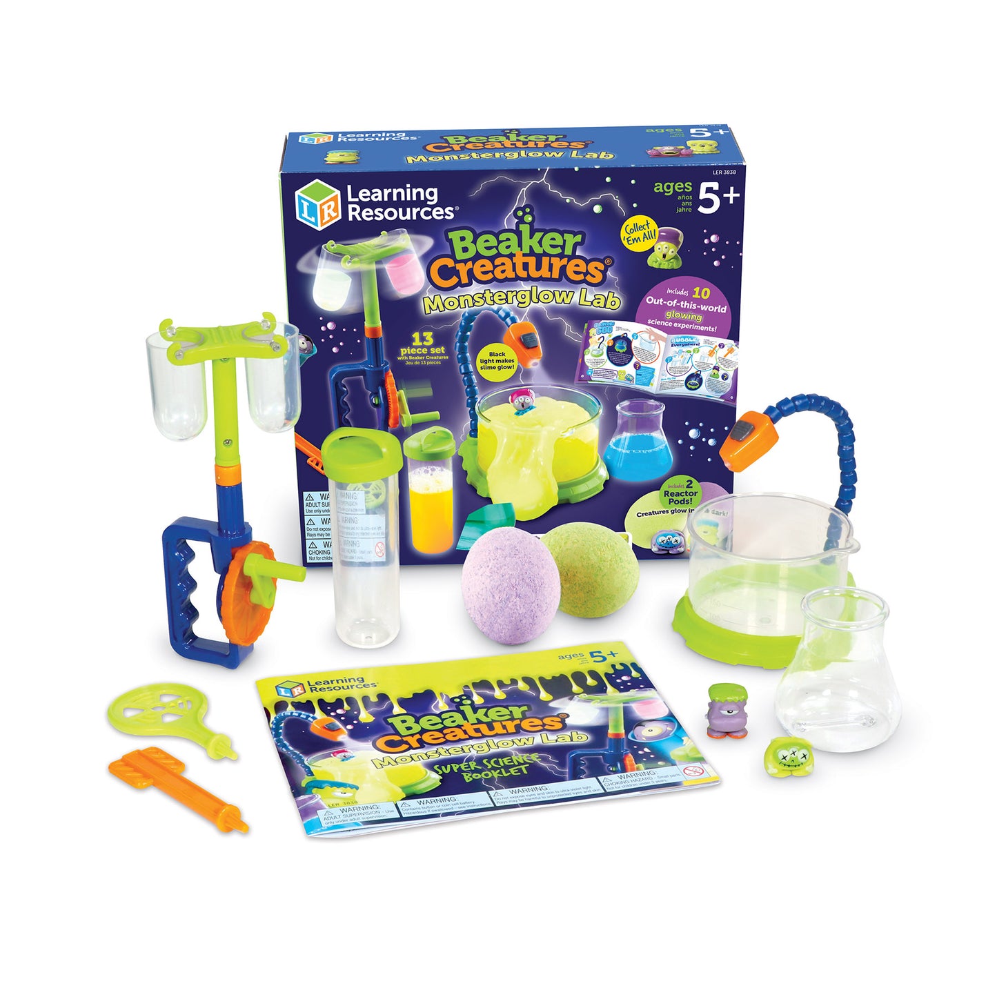 Beaker Creatures® Monster Glow Lab