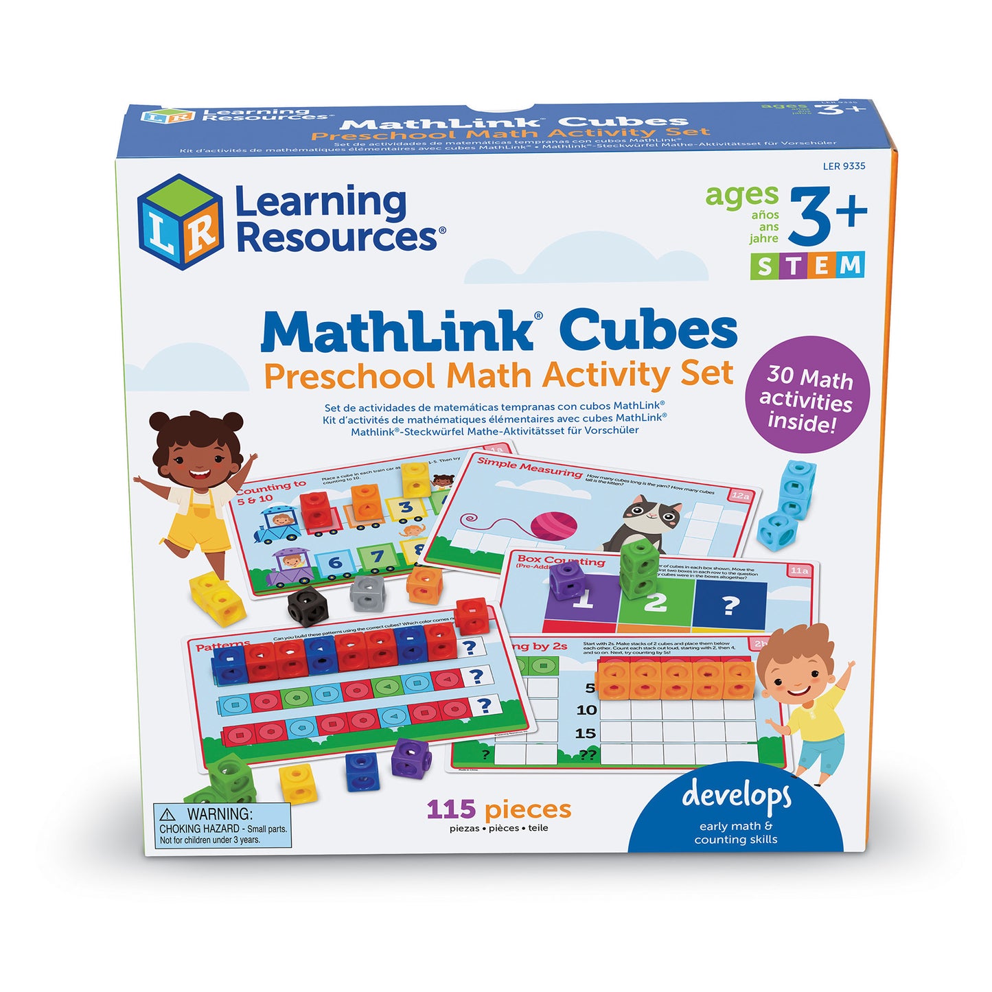 Mathlink® Cubes Preschool Math Activity Set