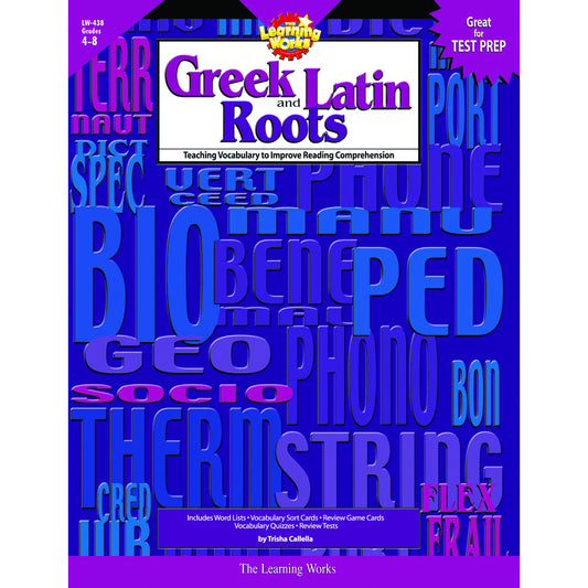 Greek and Latin Roots Book, Grades 4-8