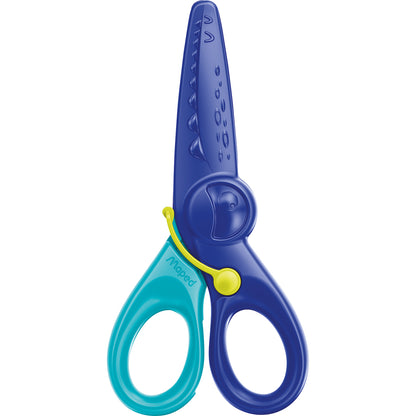 KidiCut 4.75" Spring-Assisted Plastic Safety Scissors, Pack of 20