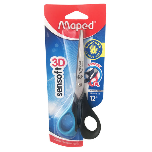 Sensoft Left-Handed 6.33" Scissors with Flexible Handles