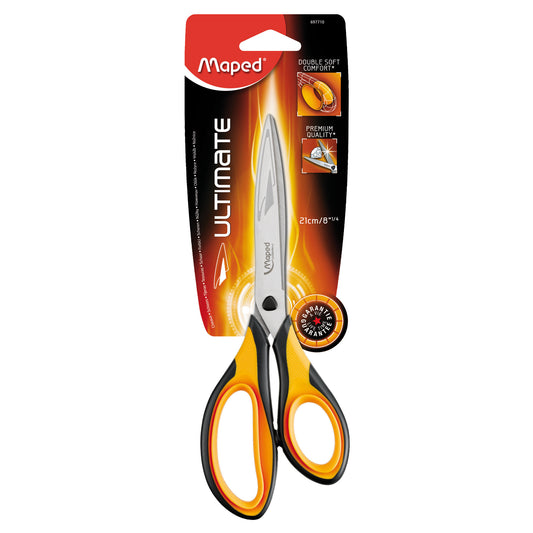 Ultimate Scissors With Double Soft Rings, 8", Pack of 6