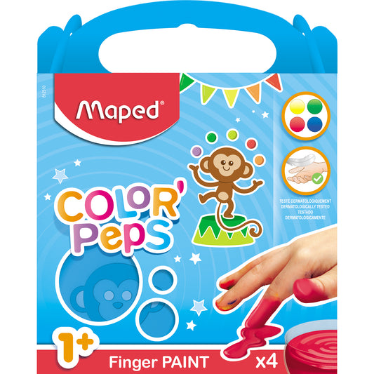 Color'Peps My First Premium Finger Paint, Pack of 4