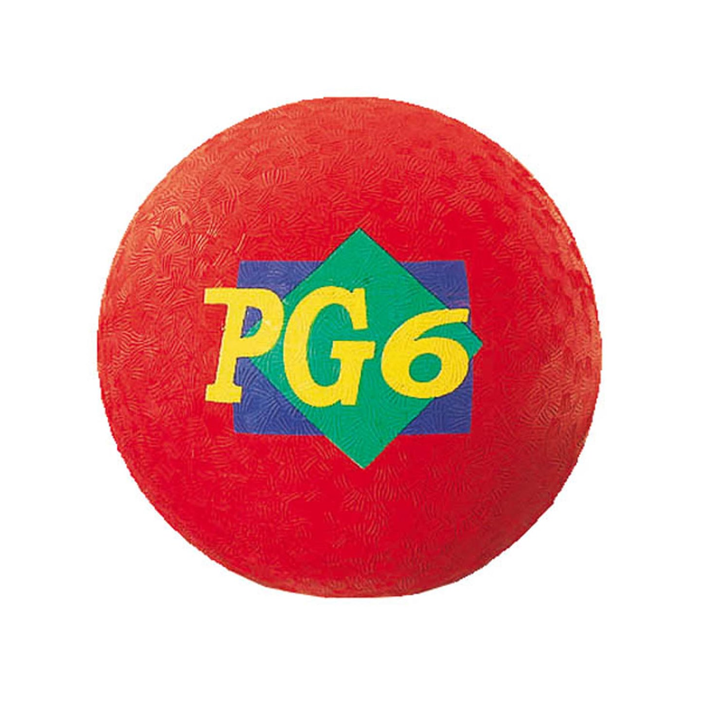 Playground Ball Red, 6-Inch, Red, Pack of 4