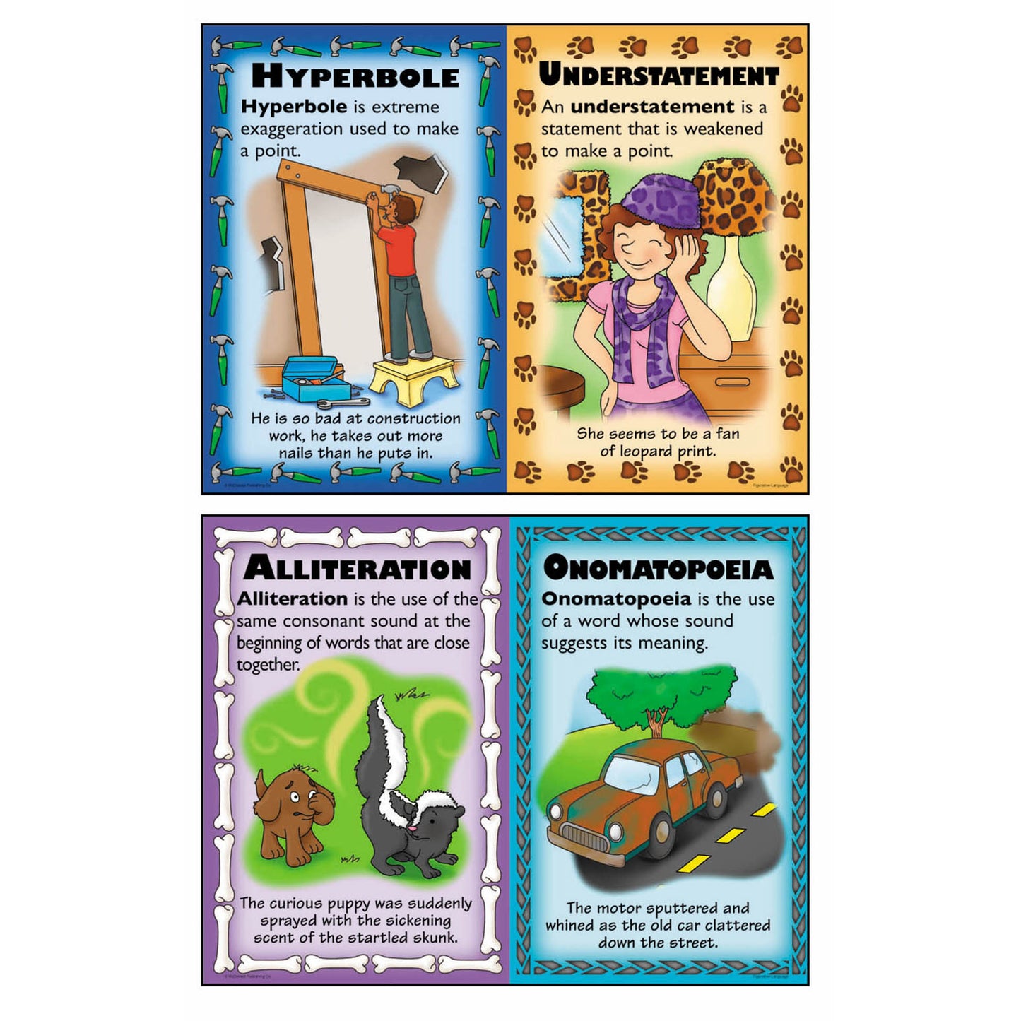 Figurative Language Posters, Set of 4