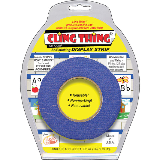 Cling Thing® Display Strip, Blue