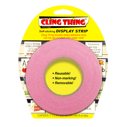 Cling Thing® Display Strip, Pink