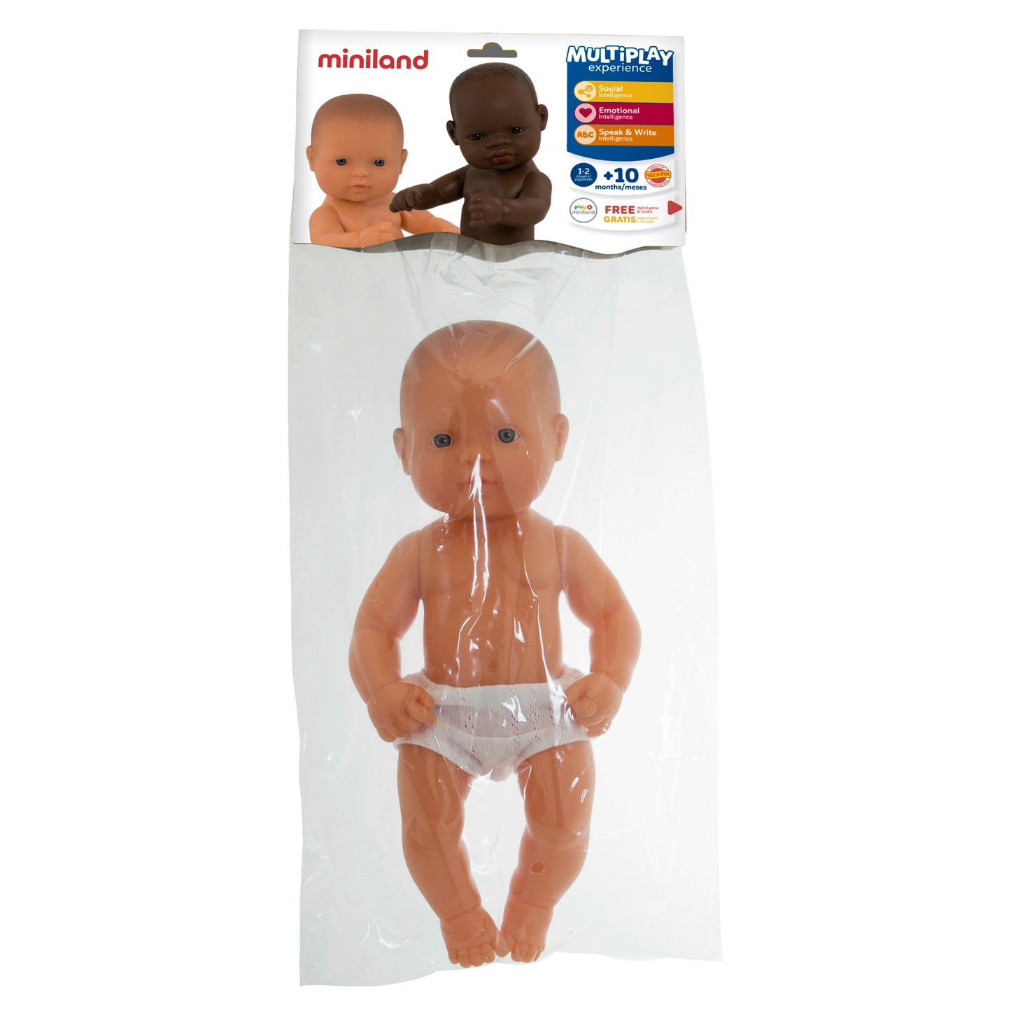 Anatomically Correct Newborn Doll, 12-5/8", Caucasian Boy