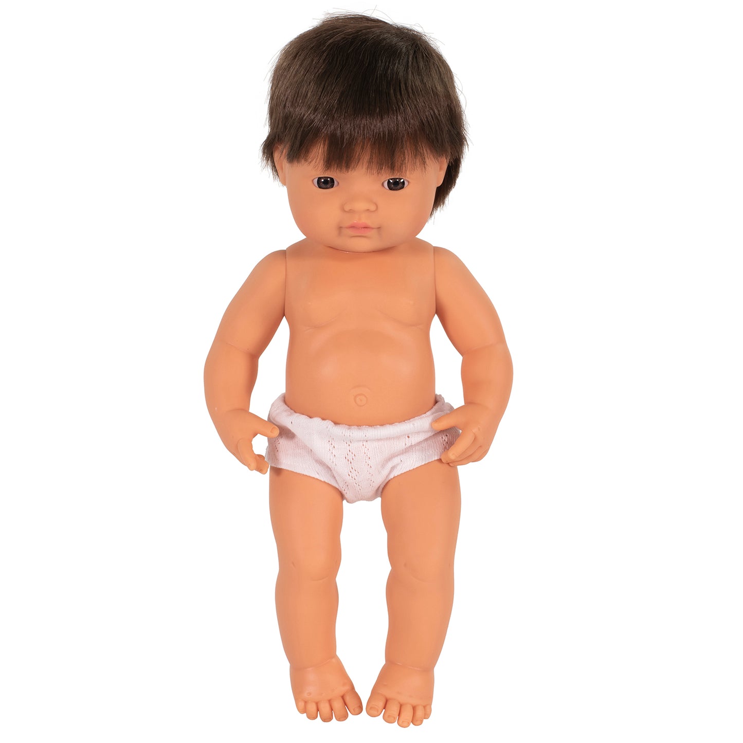 Anatomically Correct 15" Baby Doll, Caucasian Boy, Brunette