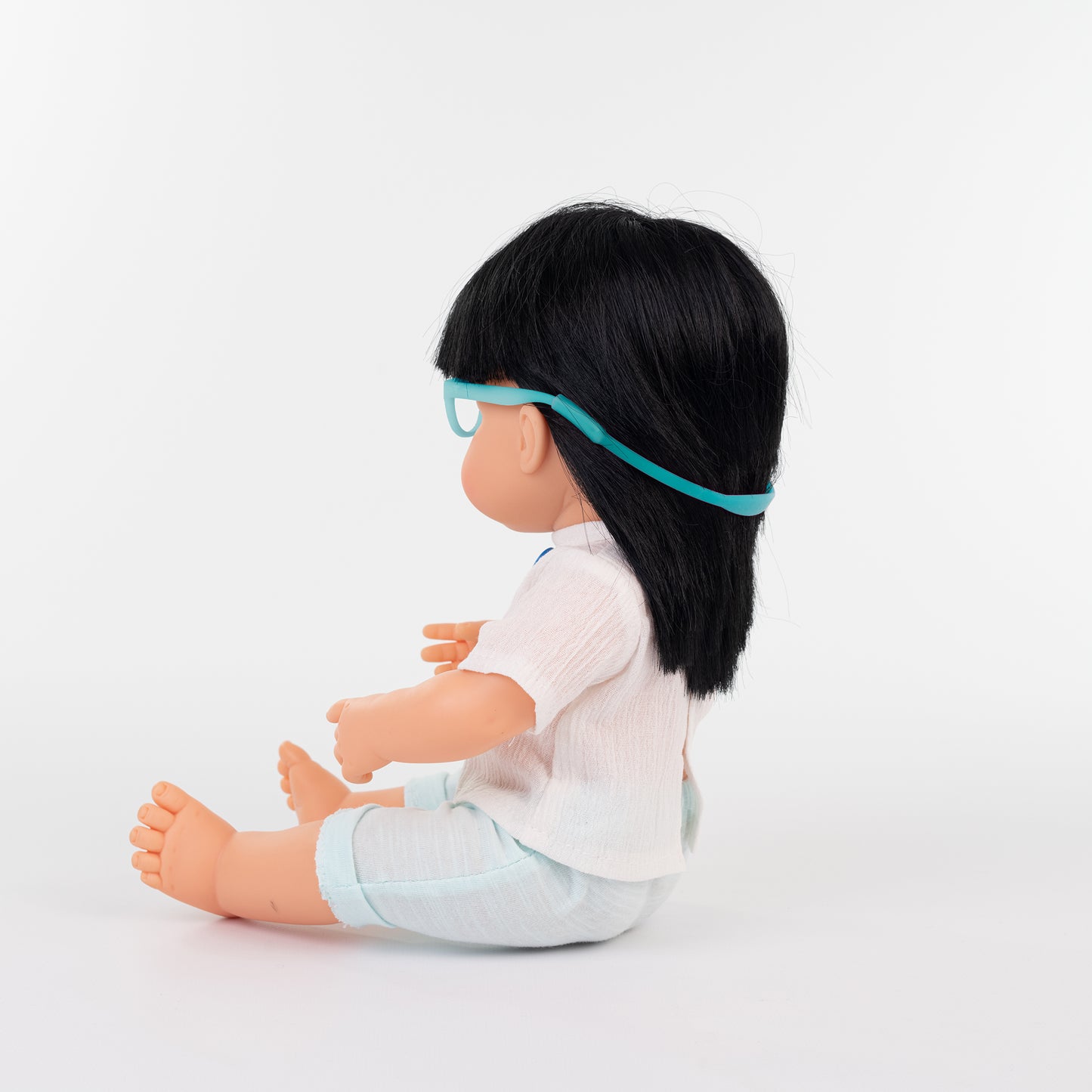 Baby Doll Asian Girl With Glasses 15'', Polybagged