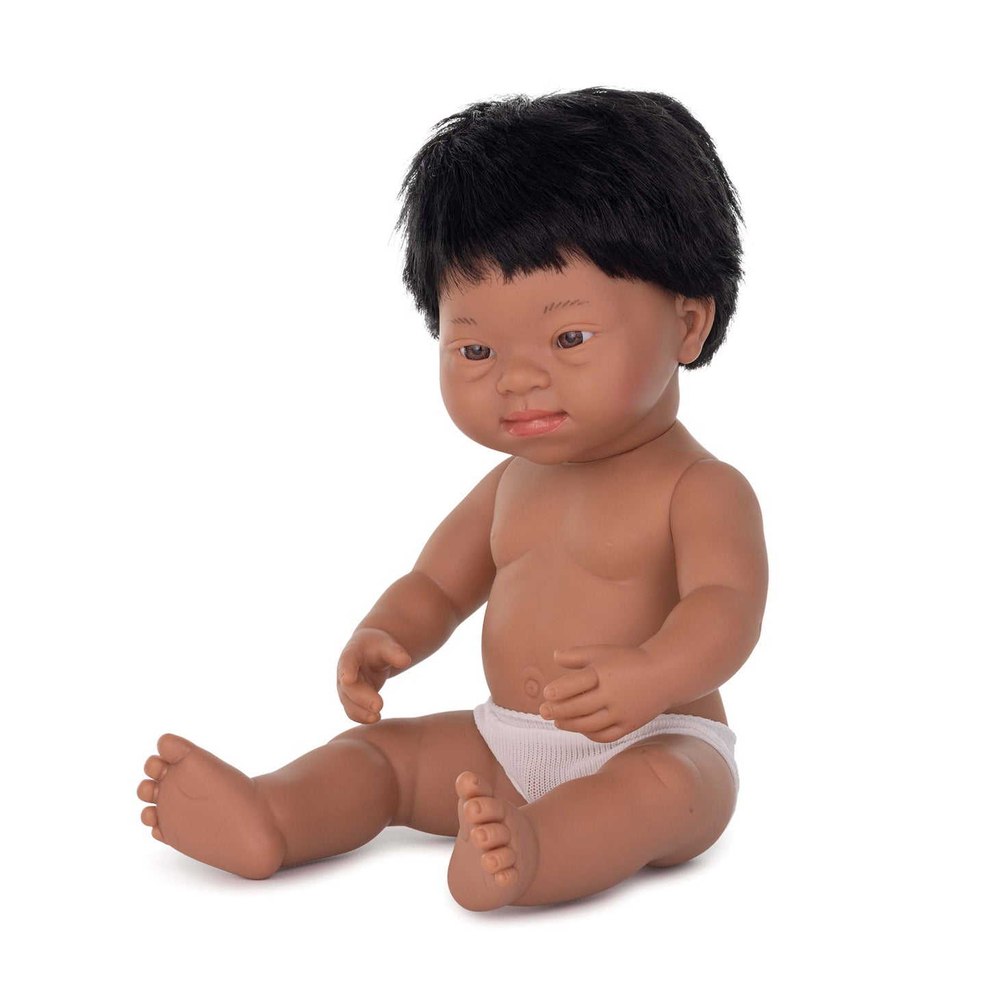 Anatomically Correct 15" Baby Doll, Down Syndrome Hispanic Boy