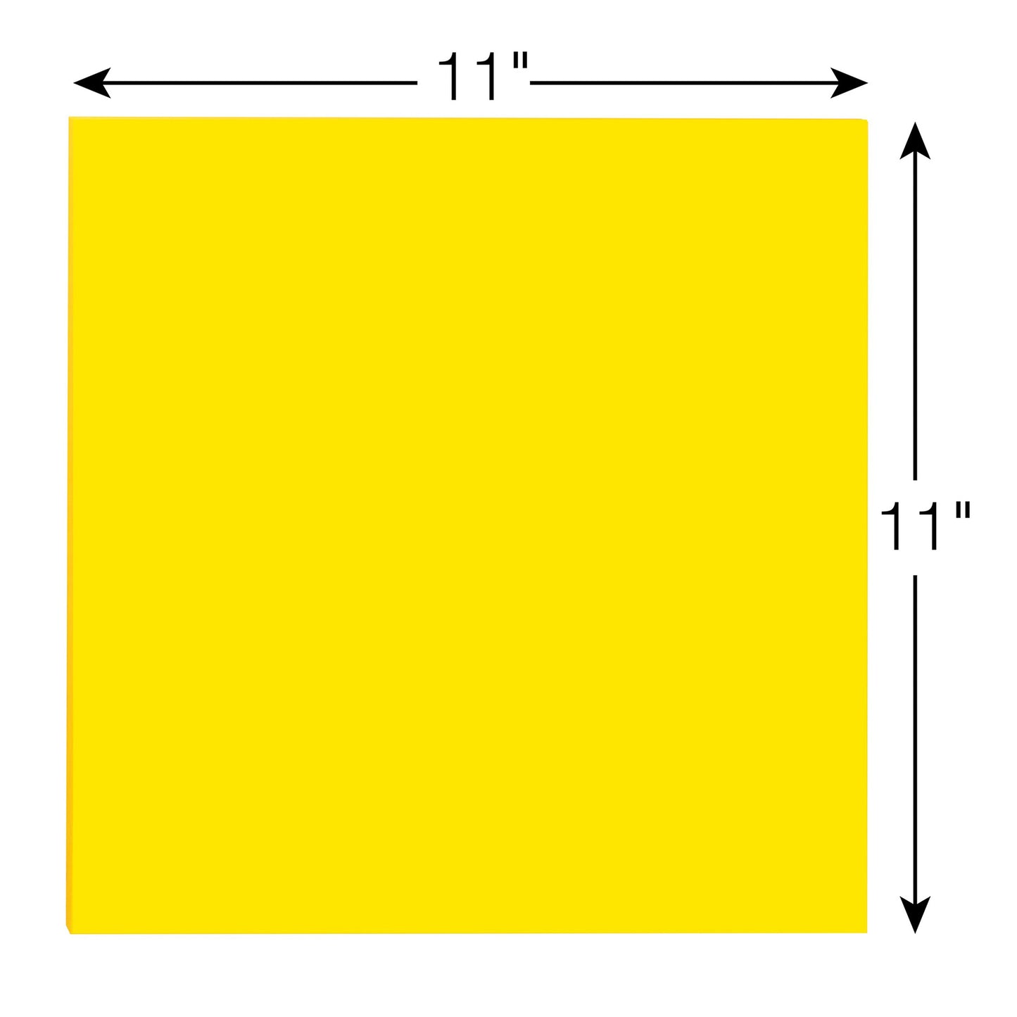 Super Sticky Big Note, 11 in. x 11 in., Yellow, 30 Sheets/Pad, Pack of 3