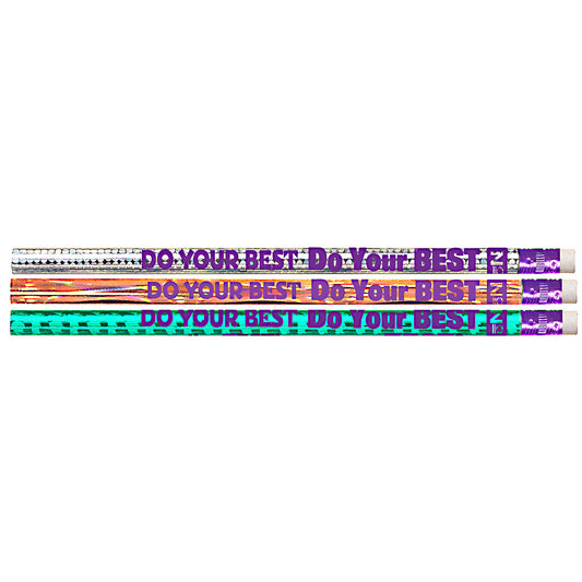 Do Your Best On The Test Motivational/Fun Pencils, Pack of 12