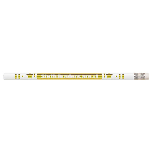 6th Graders Are #1 Motivational Pencils, Pack of 12