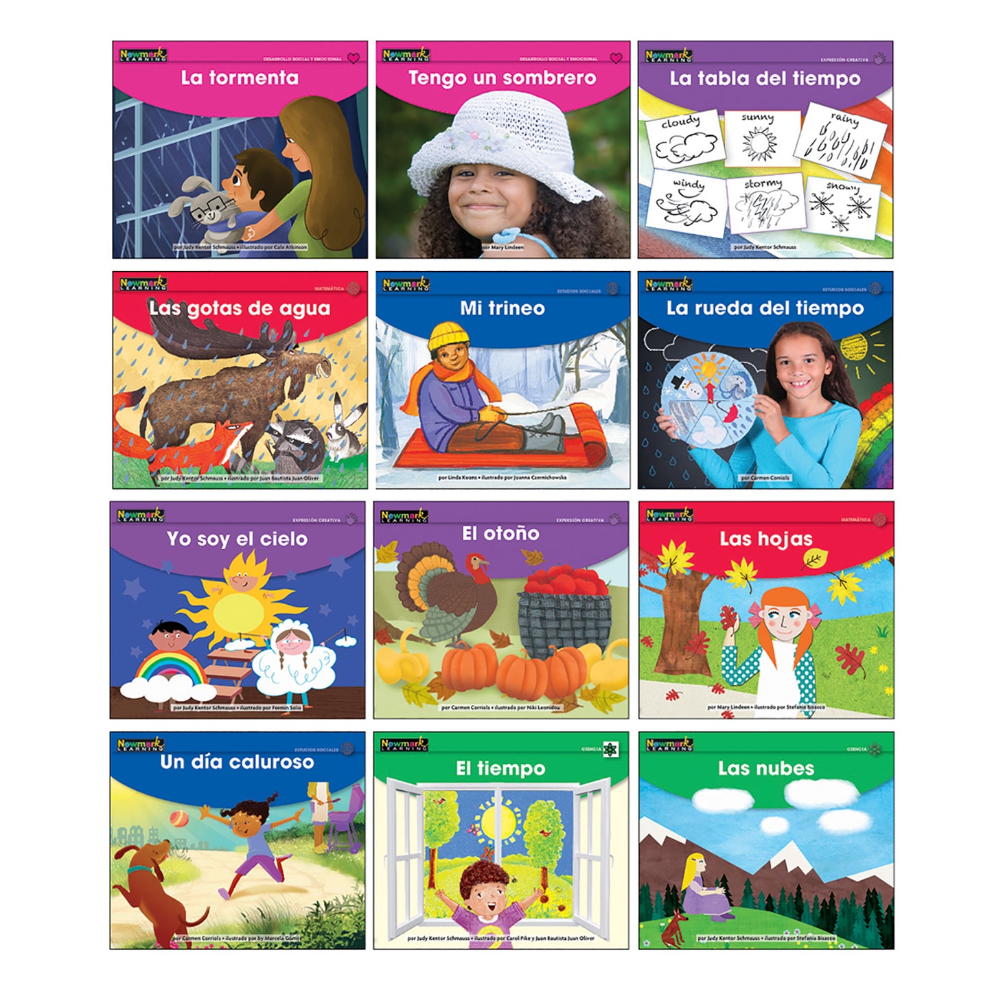 Early Rising Readers Weather Theme Set, Spanish