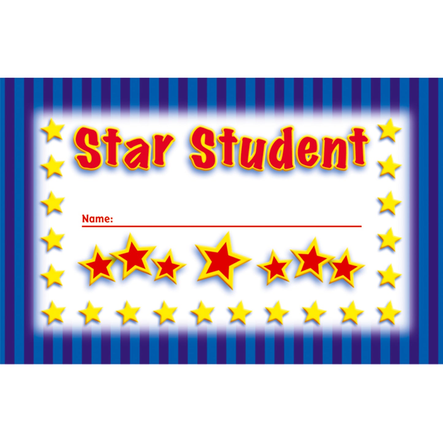 Star Student Punch Cards, 36 Per Pack, 6 Packs