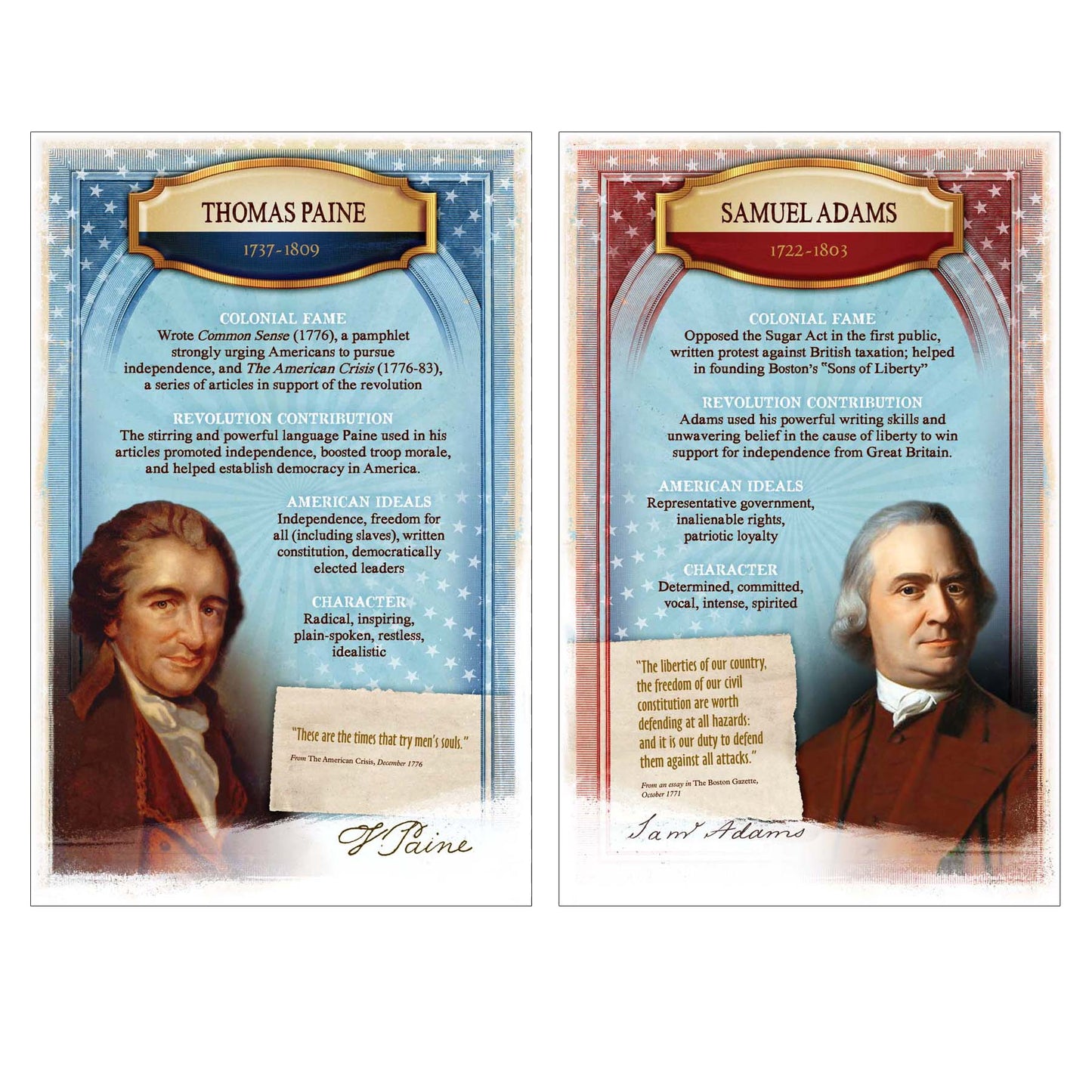 America's Founders Bulletin Board, 2 Sets