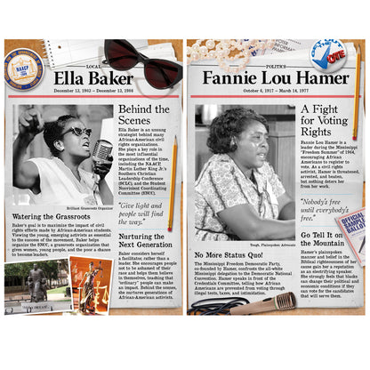 Civil Rights Pioneers Bulletin Board, 2 Sets