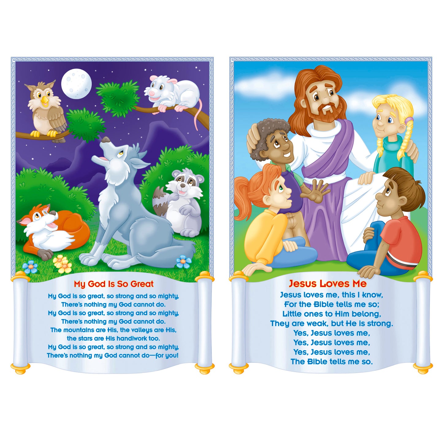 Children's Bible Songs Bulletin Board, 2 Sets