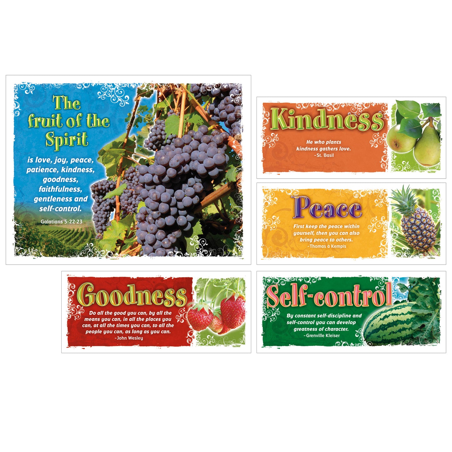 Fruit of the Spirit Bulletin Board, 2 Sets