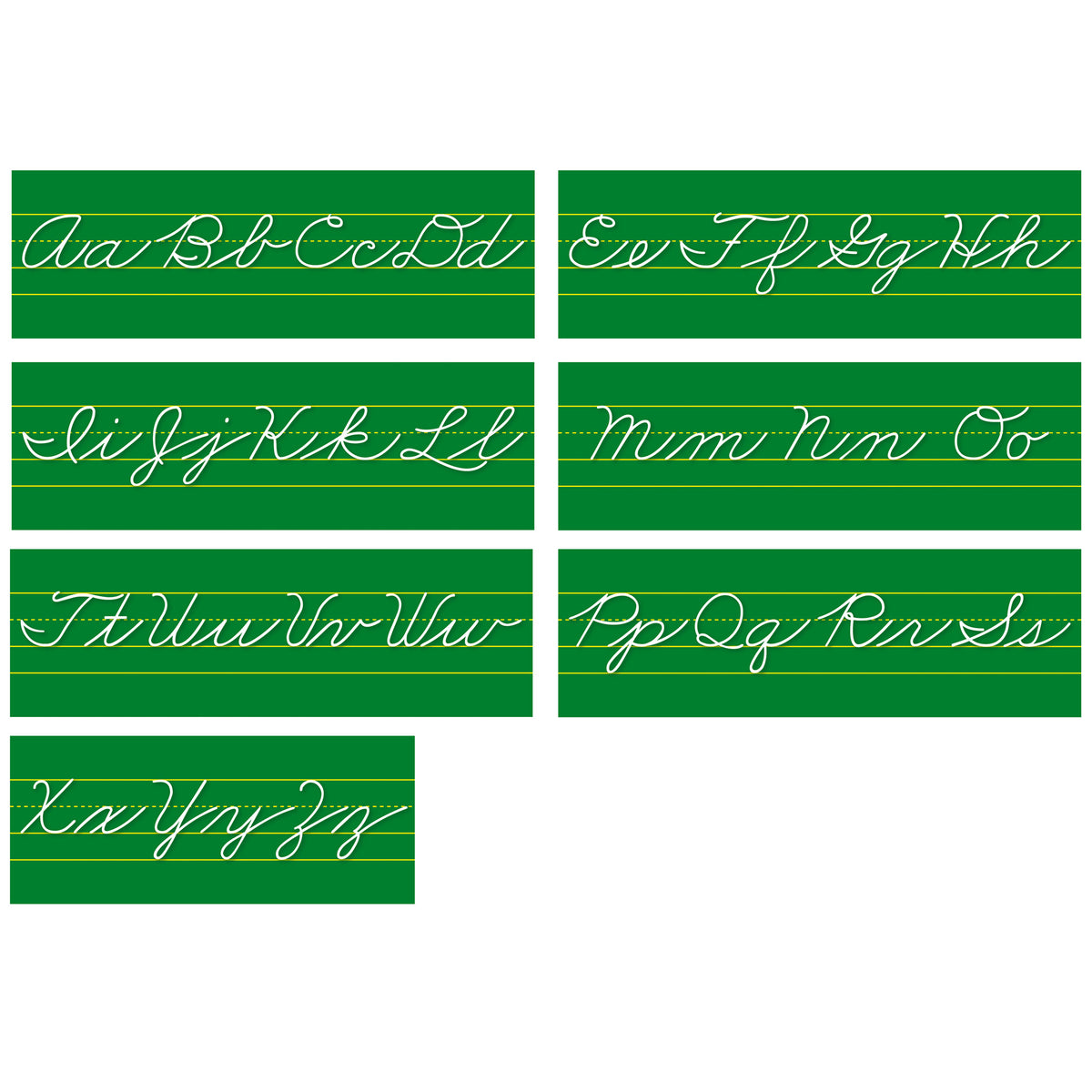 Line Extender For Cursive Traditional Cursive Alphabet Lines Bulletin Board Set – Loomini