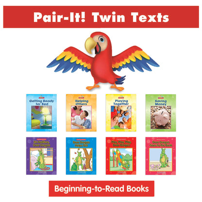 A Complete Character Education Pair-It! Twin Text Set, 8 Books, Paperback