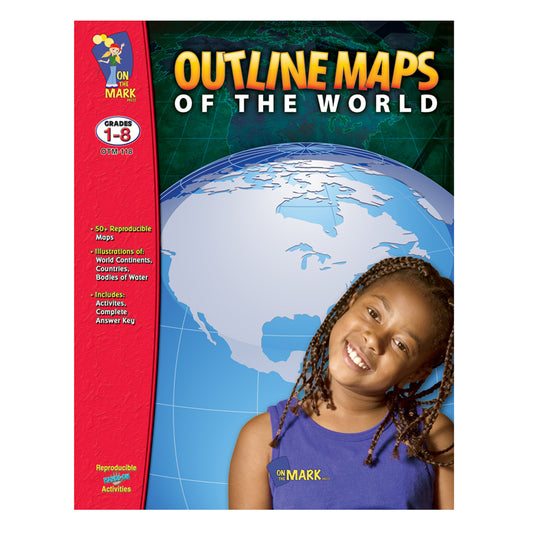 Outline Maps Of The World, pack of 2