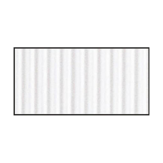 Corrugated Paper, White, 48" x 25', 1 Roll