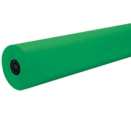 Art Paper Roll, Festive Green, 36" x 500', 1 Roll