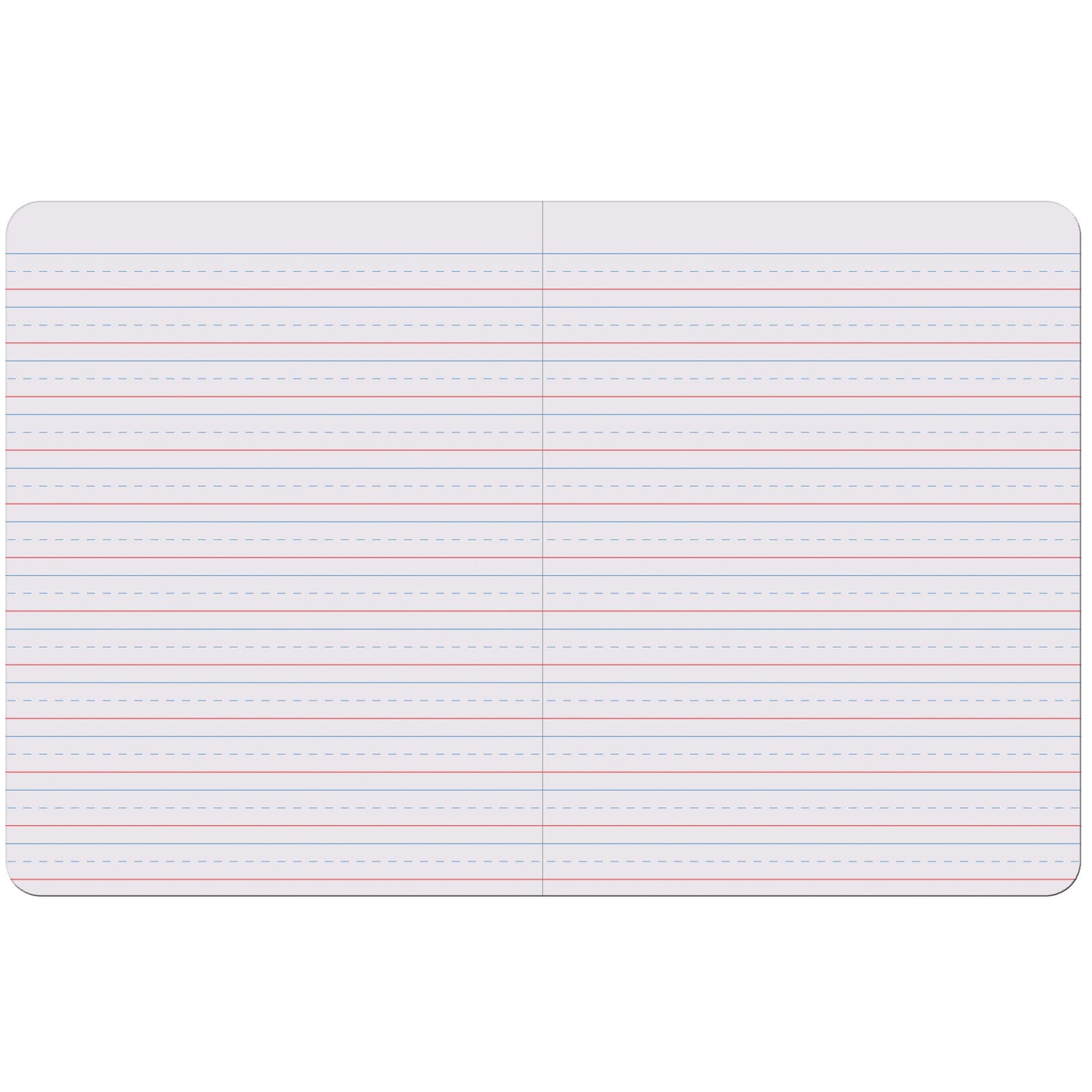 Primary Composition Book, 1/2" Ruled, Blue/Zebra, 9-3/4" x 7-1/2", 200 Pages, Pack of 12