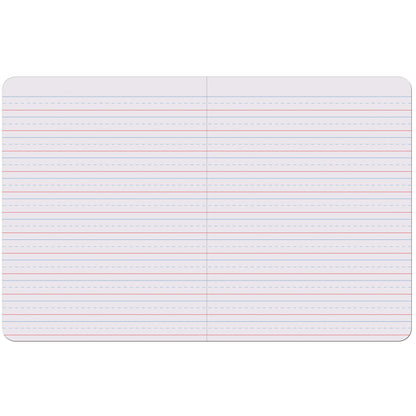 Primary Composition Book, 1/2" Ruled, Blue/Zebra, 9-3/4" x 7-1/2", 200 Pages, Pack of 12