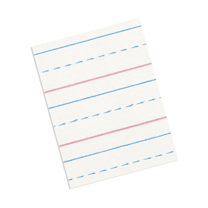 Multi-Program Handwriting Tablet, D'Nealian/Zaner-Bloser, 1/2" x 1/4" x 1/4" Ruled Long, 10-1/2" x 8", 40 Sheets, Pack of 12