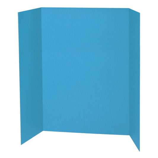 Presentation Board, Sky Blue, Single Wall, 48" x 36", Pack of 6