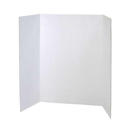 Presentation Board, White, Single Wall, 40" x 28", 8 Boards