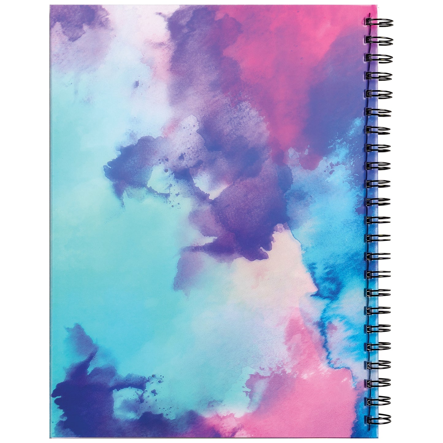 Fashion Poly Sketch Book, Watercolor Splash, Unruled, 12" x 9", Pack of 3