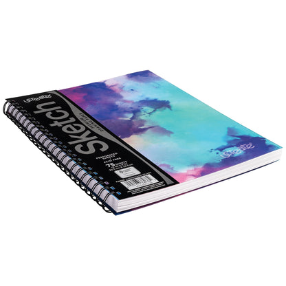 Watercolor Poly Sketch Book 12x9 Unruled