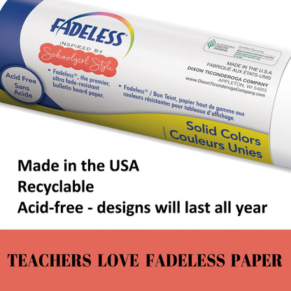 Schoolgirl Style™ Bulletin Board Paper, 48" x 50' Roll, Cotton Candy Cloud