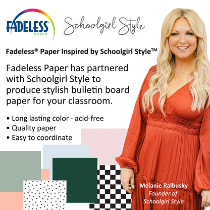 Schoolgirl Style™ Bulletin Board Paper, 48" x 50' Roll, Southern Belle Shiplap
