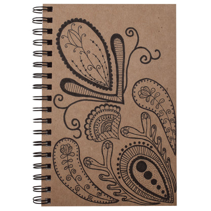 Create Your Own Cover Sketch Diary, Natural Chip Cover, 9" x 6", 50 Sheets